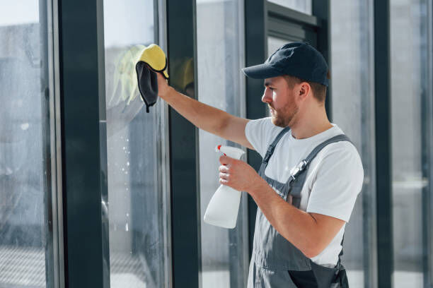 High-rise window cleaning